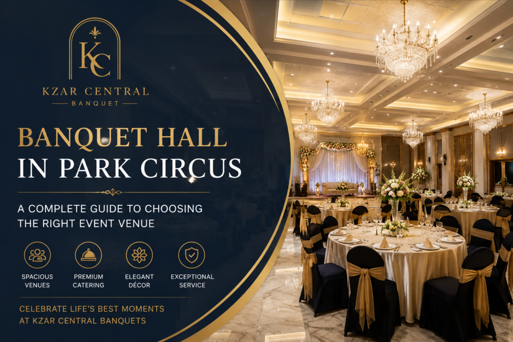 banquet hall in Park Circus