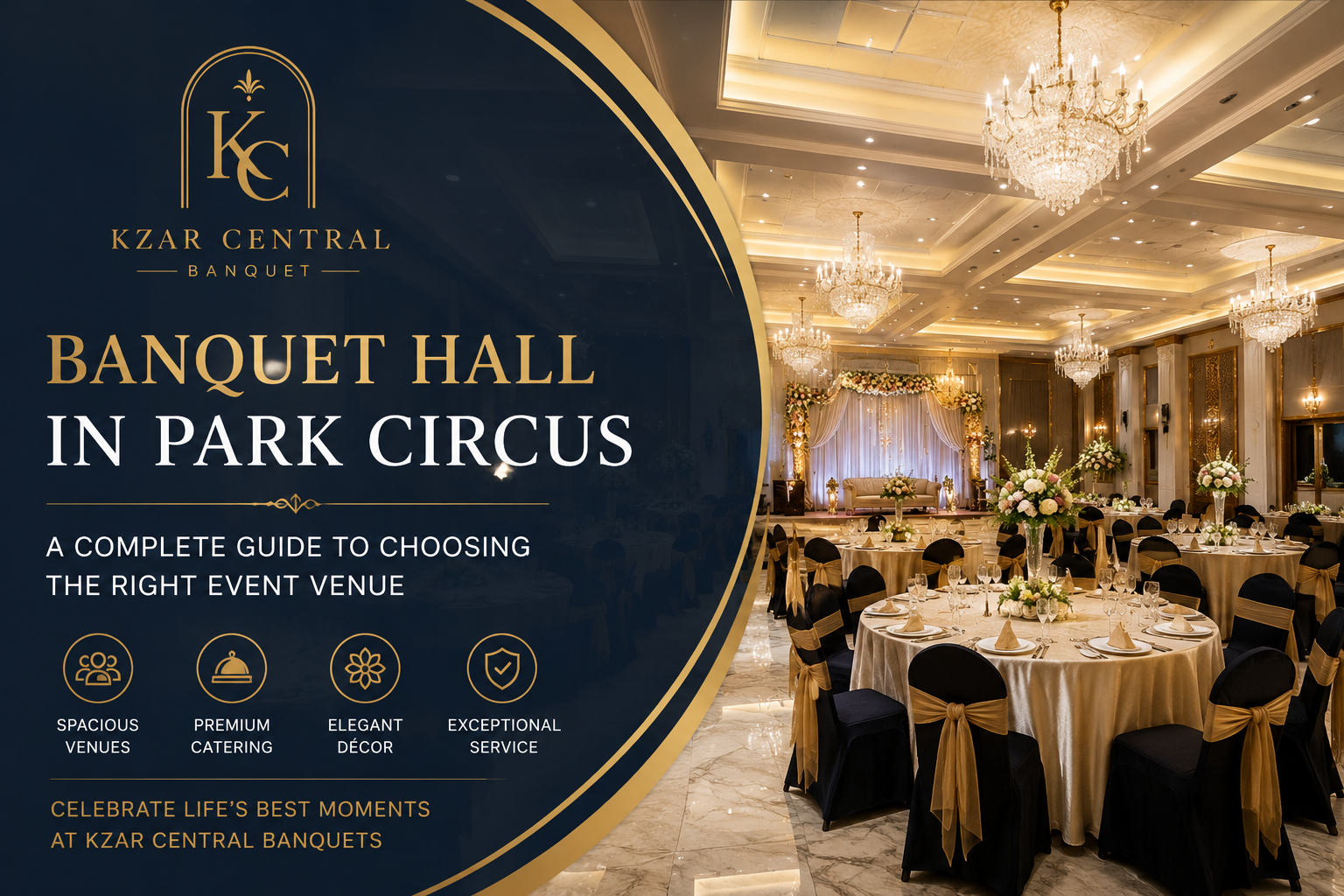 banquet hall in Park Circus