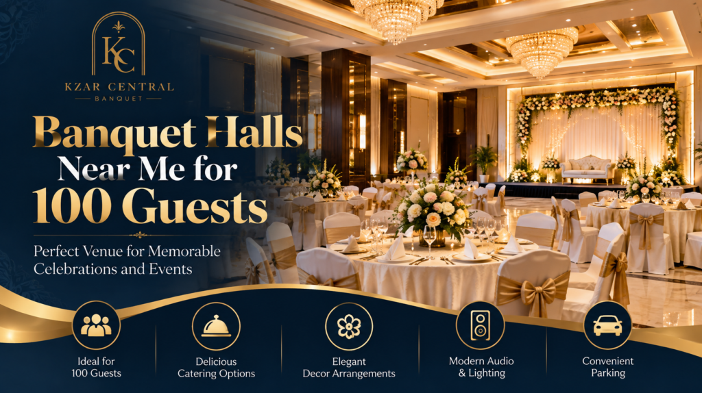 banquet halls near me for 100 guests
